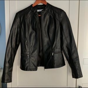 Faux leather jacket
